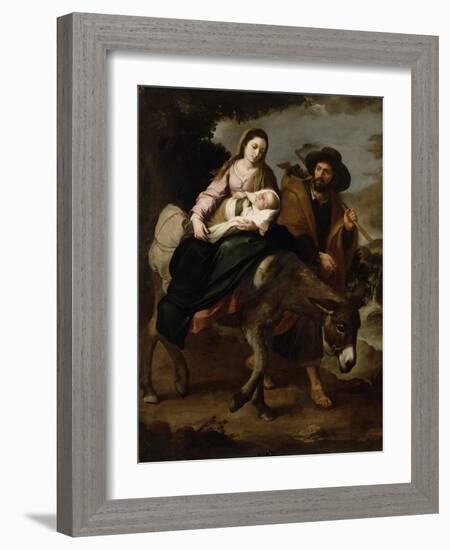 The Flight into Egypt, c.1647/50-Bartolome Esteban Murillo-Framed Giclee Print