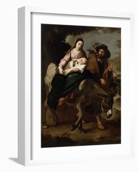 The Flight into Egypt, c.1647/50-Bartolome Esteban Murillo-Framed Giclee Print