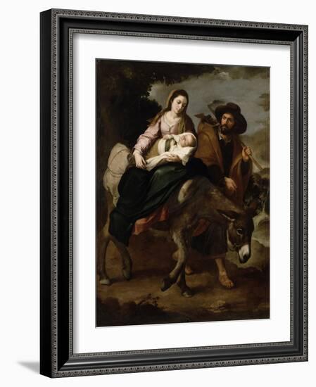 The Flight into Egypt, c.1647/50-Bartolome Esteban Murillo-Framed Giclee Print