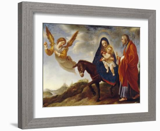 The Flight into Egypt, c.1648/50-Carlo Dolci-Framed Giclee Print