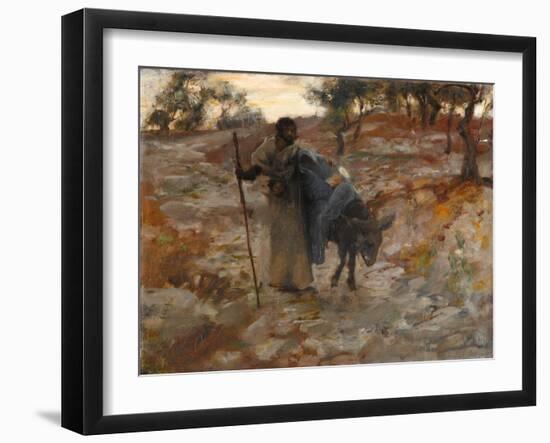 The Flight into Egypt, C.1877-79 (Oil on Canvas)-John Singer Sargent-Framed Giclee Print