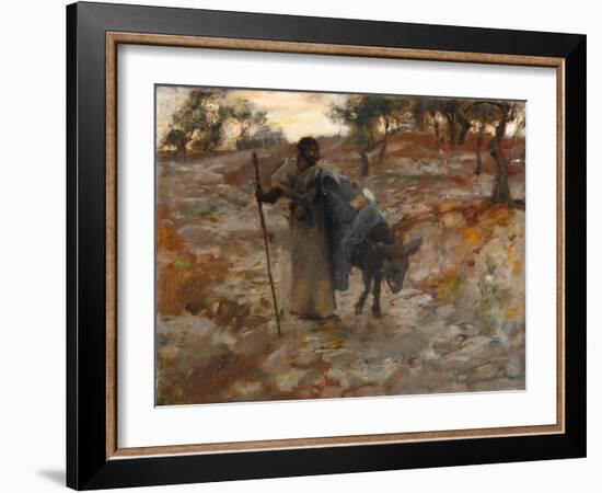 The Flight into Egypt, C.1877-79 (Oil on Canvas)-John Singer Sargent-Framed Giclee Print