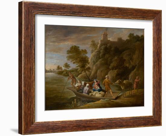 The Flight into Egypt, circa 1660S (Oil on Canvas)-David the Younger Teniers-Framed Giclee Print