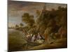 The Flight into Egypt, circa 1660S (Oil on Canvas)-David the Younger Teniers-Mounted Giclee Print