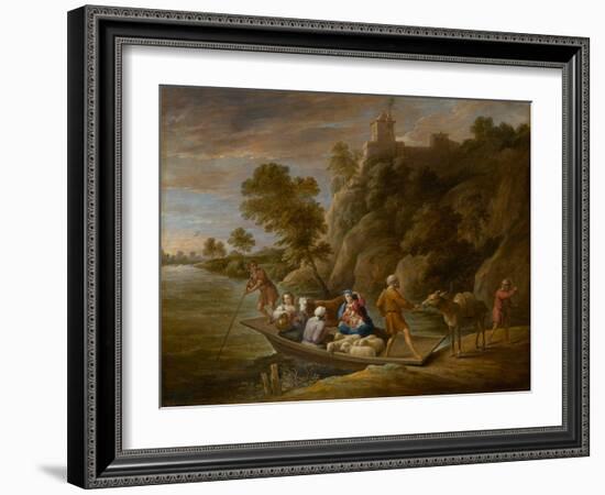 The Flight into Egypt, circa 1660S (Oil on Canvas)-David the Younger Teniers-Framed Giclee Print