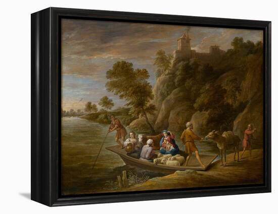 The Flight into Egypt, circa 1660S (Oil on Canvas)-David the Younger Teniers-Framed Premier Image Canvas