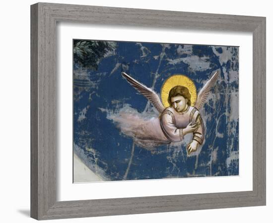 The Flight into Egypt, Detail-Giotto di Bondone-Framed Giclee Print