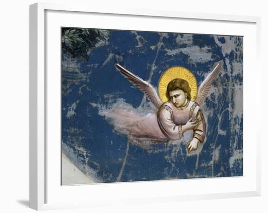 The Flight into Egypt, Detail-Giotto di Bondone-Framed Giclee Print