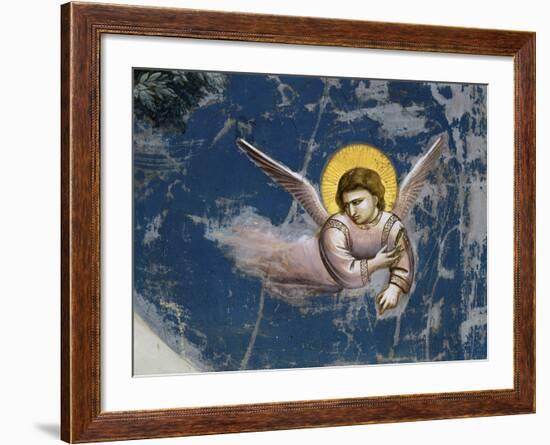 The Flight into Egypt, Detail-Giotto di Bondone-Framed Giclee Print