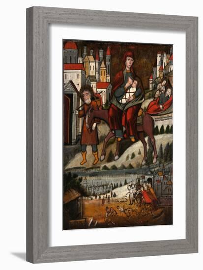 The Flight into Egypt, Early 17th C-null-Framed Giclee Print