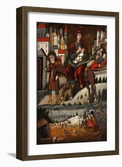 The Flight into Egypt, Early 17th C-null-Framed Giclee Print