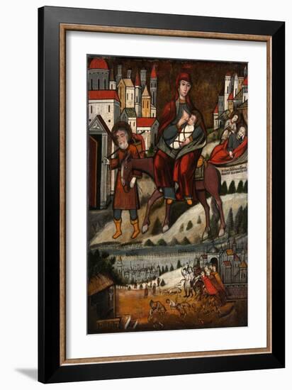 The Flight into Egypt, Early 17th C-null-Framed Giclee Print