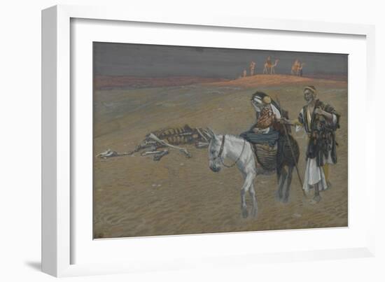 The Flight into Egypt from 'The Life of Our Lord Jesus Christ'-James Jacques Joseph Tissot-Framed Giclee Print