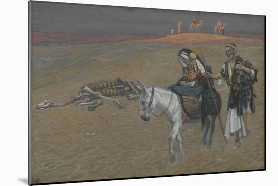 The Flight into Egypt from 'The Life of Our Lord Jesus Christ'-James Jacques Joseph Tissot-Mounted Giclee Print