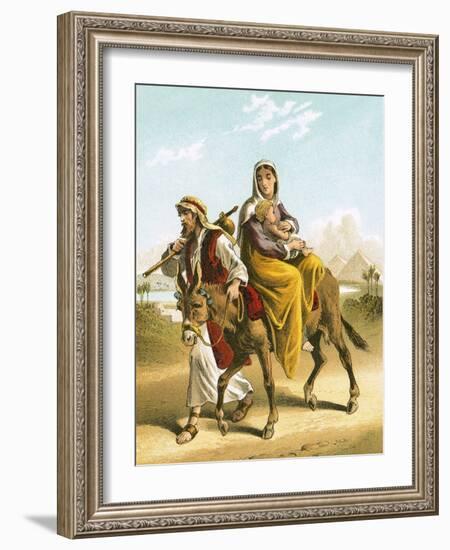 The Flight into Egypt-English-Framed Giclee Print