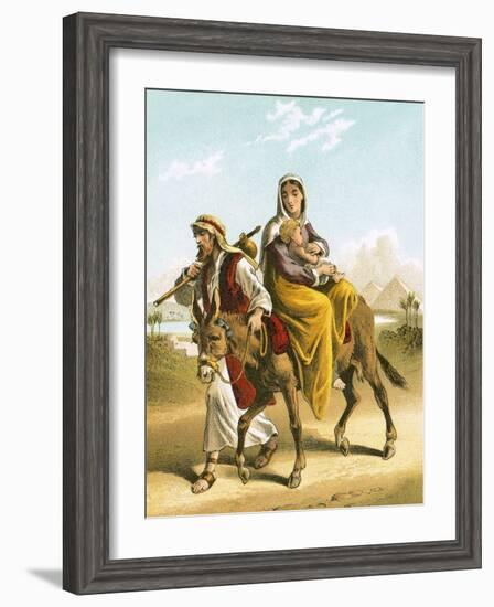 The Flight into Egypt-English-Framed Giclee Print