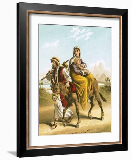 The Flight into Egypt-English-Framed Giclee Print