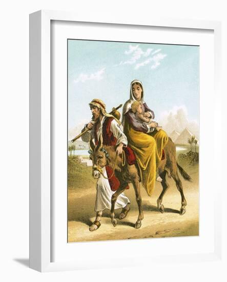 The Flight into Egypt-English-Framed Giclee Print