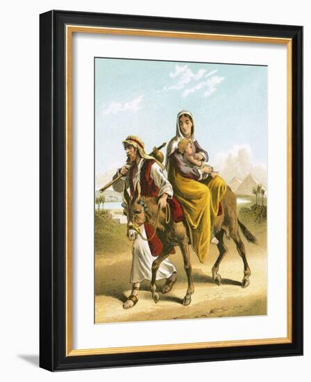 The Flight into Egypt-English-Framed Giclee Print
