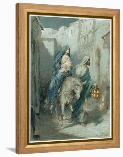 The Flight into Egypt-Ambrose Dudley-Framed Premier Image Canvas