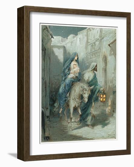 The Flight into Egypt-Ambrose Dudley-Framed Giclee Print