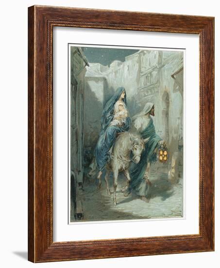 The Flight into Egypt-Ambrose Dudley-Framed Giclee Print