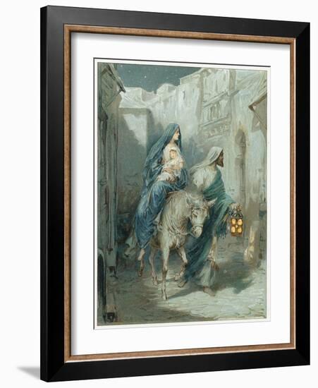 The Flight into Egypt-Ambrose Dudley-Framed Giclee Print