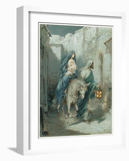 The Flight into Egypt-Ambrose Dudley-Framed Giclee Print