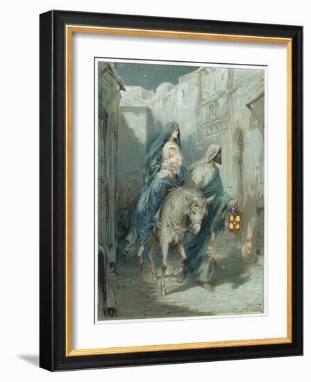 The Flight into Egypt-Ambrose Dudley-Framed Giclee Print