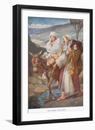 The Flight into Egypt-Arthur A. Dixon-Framed Giclee Print