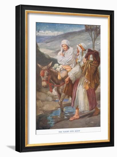 The Flight into Egypt-Arthur A. Dixon-Framed Giclee Print