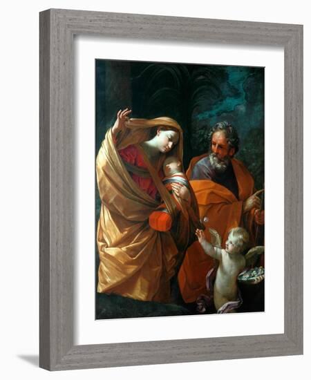 The Flight into Egypt-Guido Reni-Framed Giclee Print