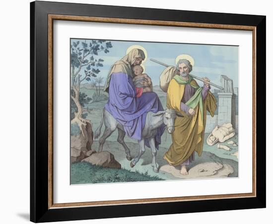 The Flight into Egypt-null-Framed Giclee Print