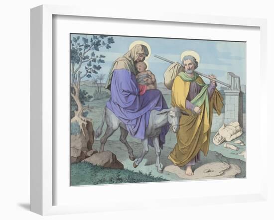 The Flight into Egypt-null-Framed Giclee Print