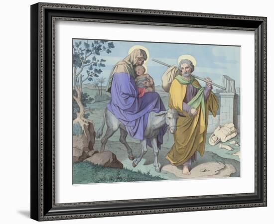 The Flight into Egypt-null-Framed Giclee Print