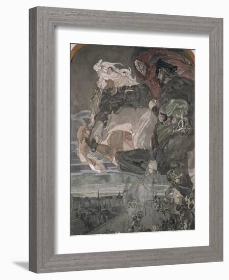 The Flight of Faust and Mephistopheles, 1896-Mikhail Aleksandrovich Vrubel-Framed Giclee Print