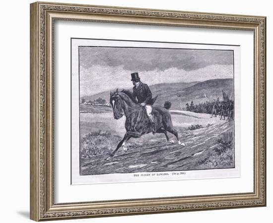 The Flight of Lawless-William Barnes Wollen-Framed Giclee Print