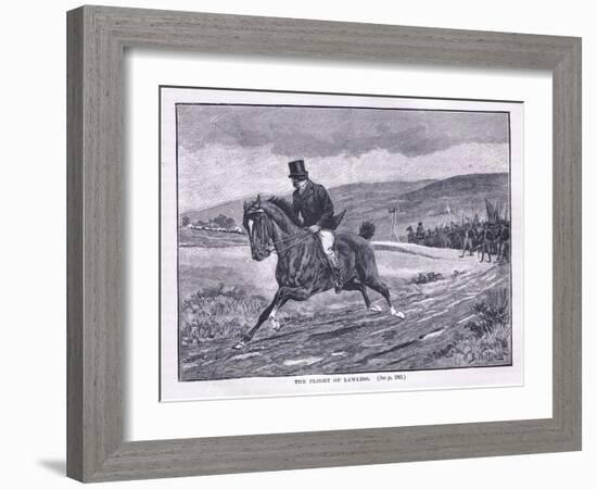 The Flight of Lawless-William Barnes Wollen-Framed Giclee Print