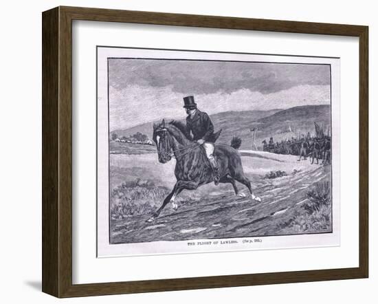 The Flight of Lawless-William Barnes Wollen-Framed Giclee Print