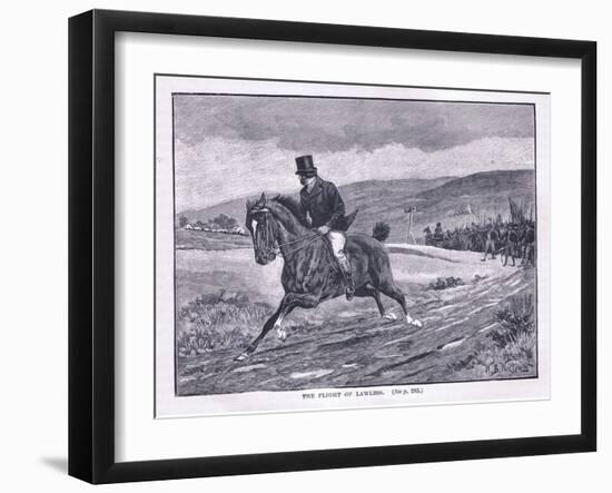 The Flight of Lawless-William Barnes Wollen-Framed Giclee Print