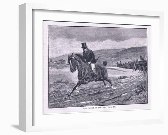 The Flight of Lawless-William Barnes Wollen-Framed Giclee Print