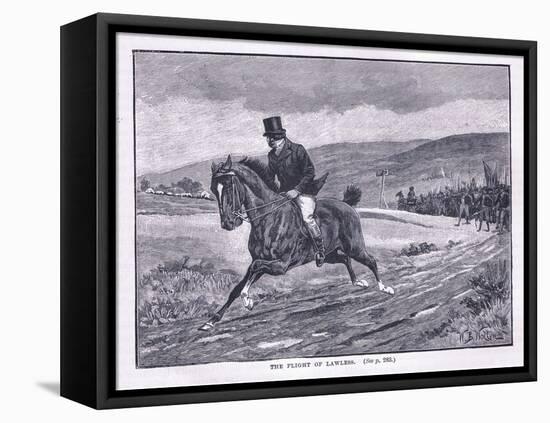 The Flight of Lawless-William Barnes Wollen-Framed Premier Image Canvas