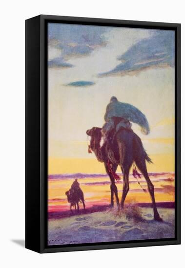 The Flight of Muhammad to Medina-Arthur C. Michael-Framed Premier Image Canvas