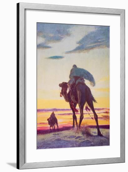 The Flight of Muhammad to Medina-Arthur C. Michael-Framed Giclee Print