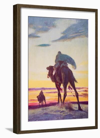 The Flight of Muhammad to Medina-Arthur C. Michael-Framed Giclee Print