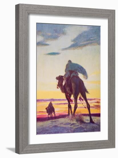 The Flight of Muhammad to Medina-Arthur C. Michael-Framed Giclee Print