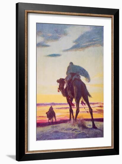 The Flight of Muhammad to Medina-Arthur C. Michael-Framed Giclee Print