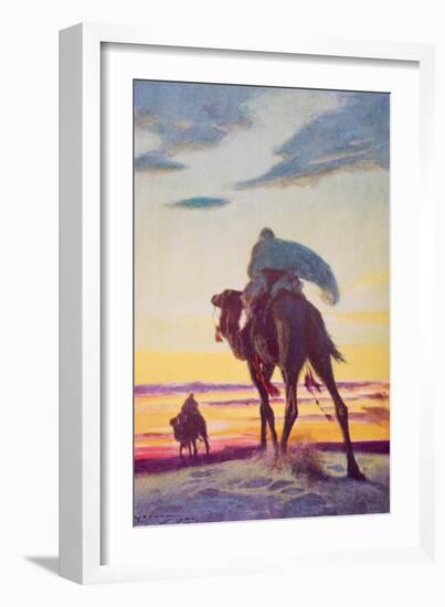 The Flight of Muhammad to Medina-Arthur C. Michael-Framed Giclee Print