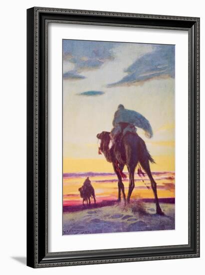 The Flight of Muhammad to Medina-Arthur C. Michael-Framed Giclee Print