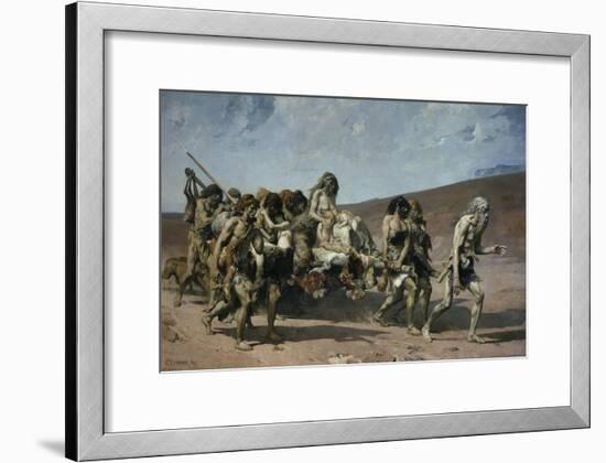 The Flight of the Cainites, c.1880-Fernand Cormon-Framed Giclee Print